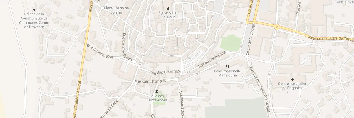 Plan du 6 Rue Saint -Joseph à Brignoles