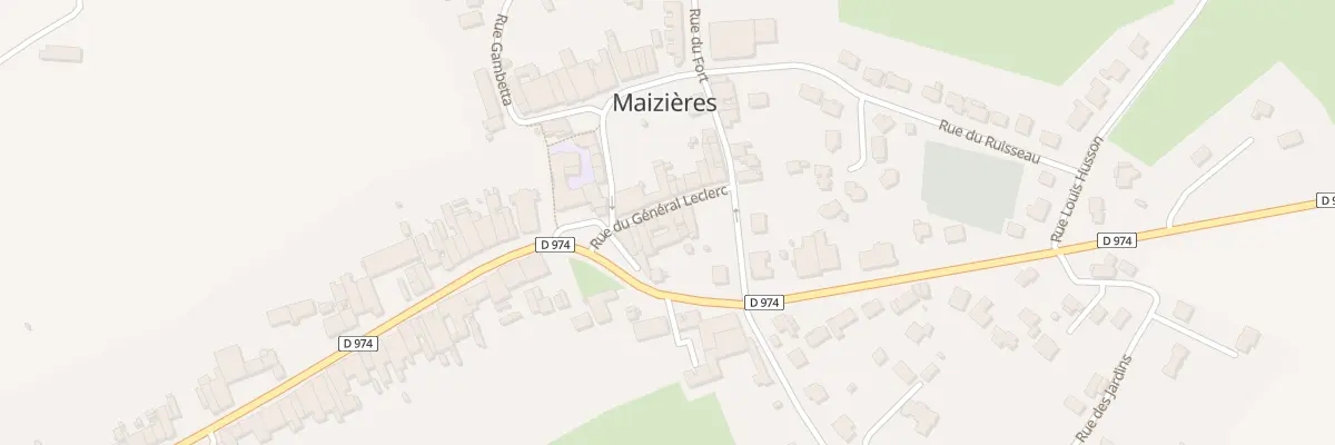 Plan du 8 Rue du Gen Leclerc à Maizières