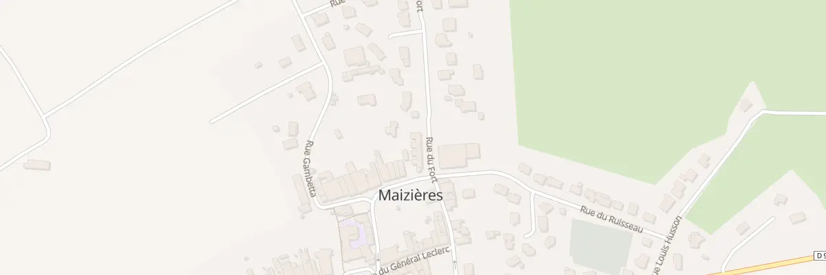 Plan du 13D Rue du Fort à Maizières
