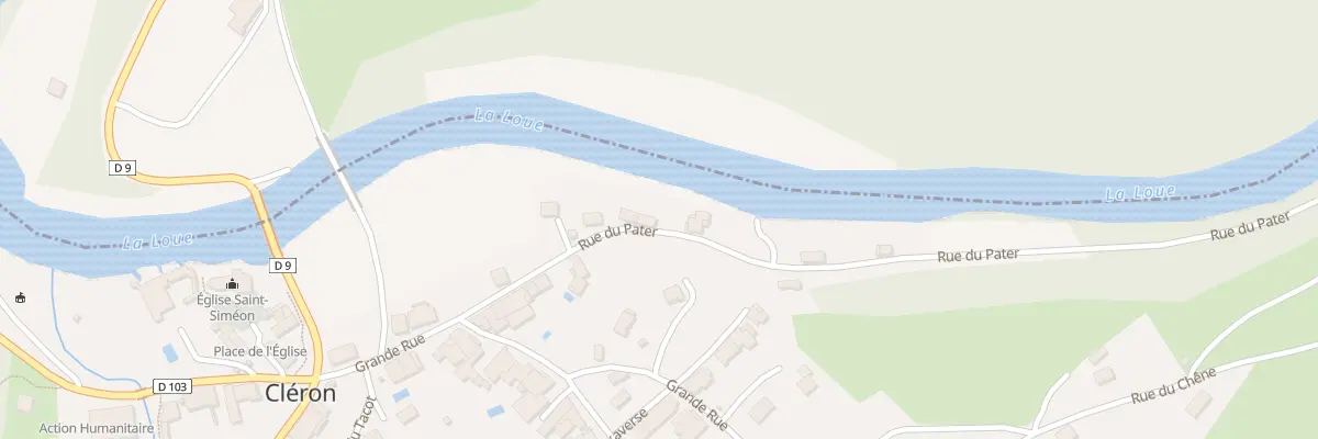 Plan du 7 Rue du Pater à Cléron
