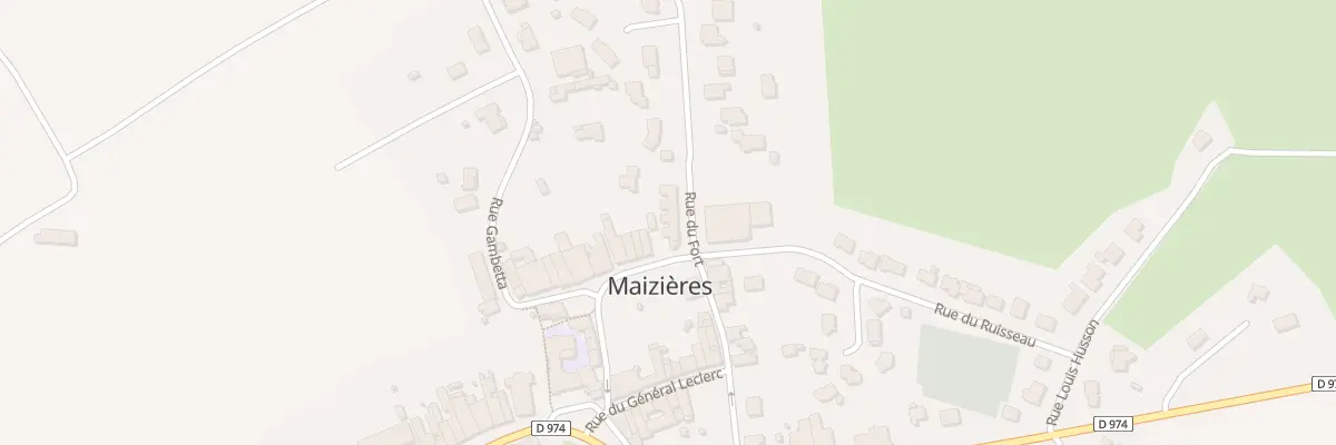 Plan du 13B Rue du Fort à Maizières
