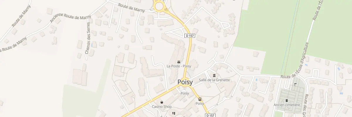 Plan du 13 Pl de l’Église à Poisy