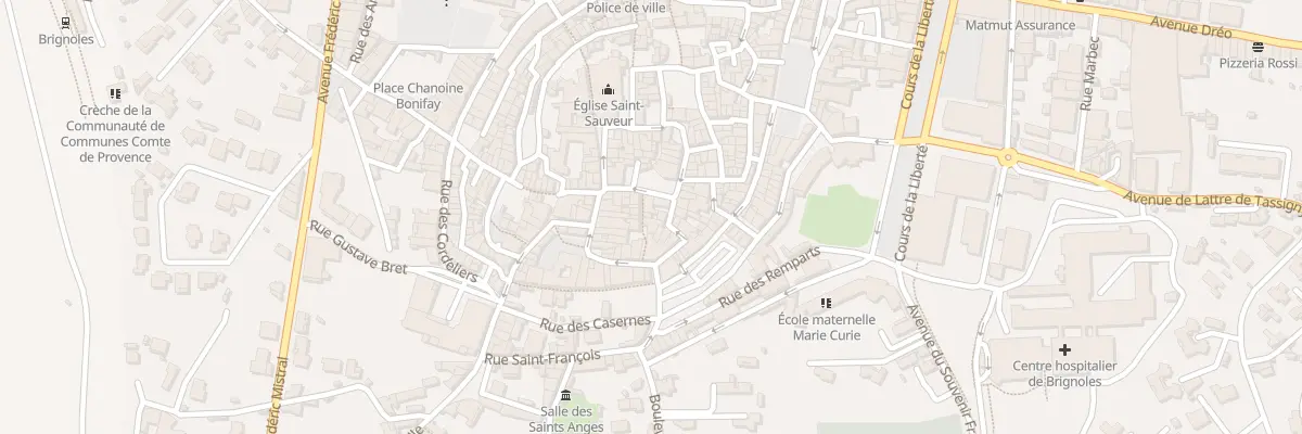 Plan du 1 Imp des Voûtes à Brignoles
