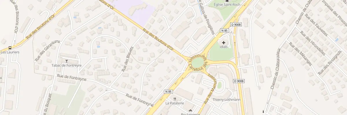 Plan du 3 Rue des Boutons d’or à Gap