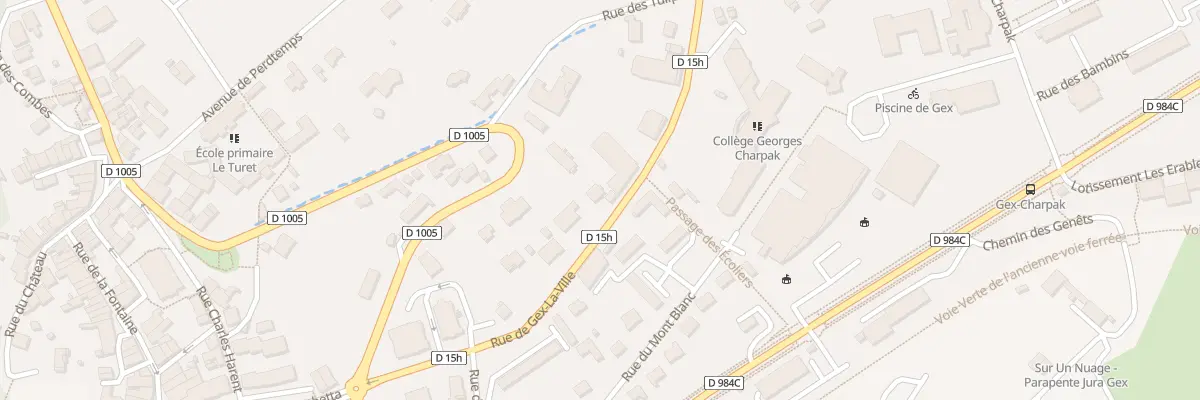 Plan du 239 Rue de Gex-la-ville à Gex