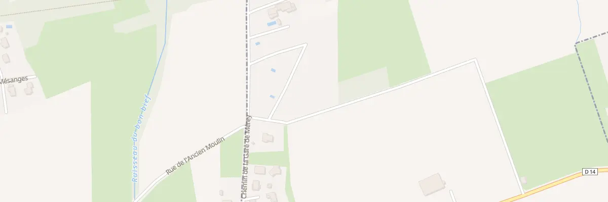 Plan du 4 Rue Pierre Zedet à Mérey-Vieilley