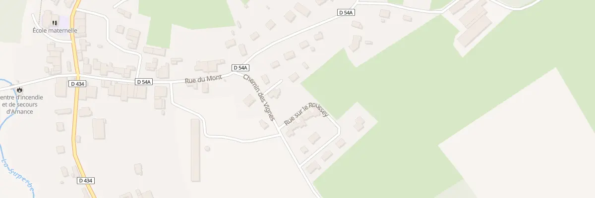 Plan du 3 Rue du Roussey à Amance