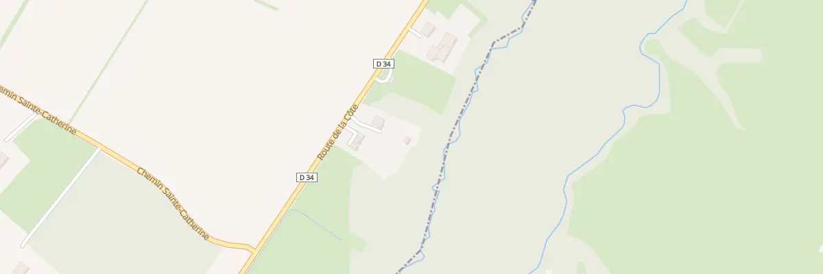 Plan du 2450 Rte de la Côte à Viry