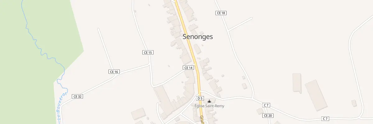 Plan du 21 Rue Grande Rue à Senonges