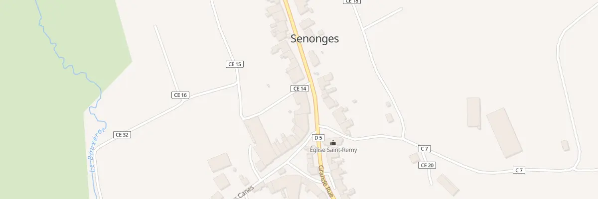 Plan du 19 Rue Grande Rue à Senonges