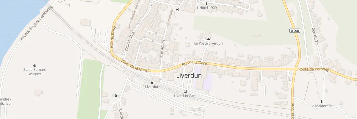 Plan du 5 Rue de la Gare à Liverdun
