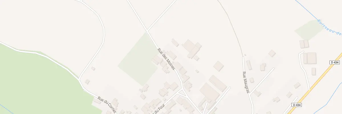 Plan du 8 Rue des Moines à Senoncourt