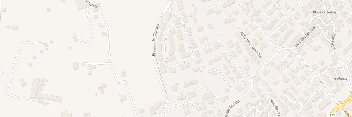 Plan du 219 Rue du Merle à La Crau