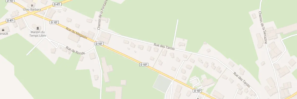Plan du 23 Rue des Tarrots à Censeau