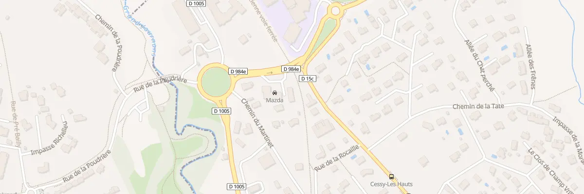 Plan du 124 Rue du Jura à Cessy