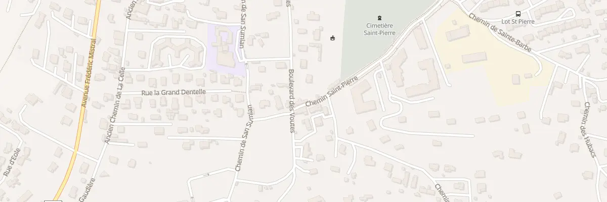 Plan du 9020 Bd des Voûtes à Brignoles