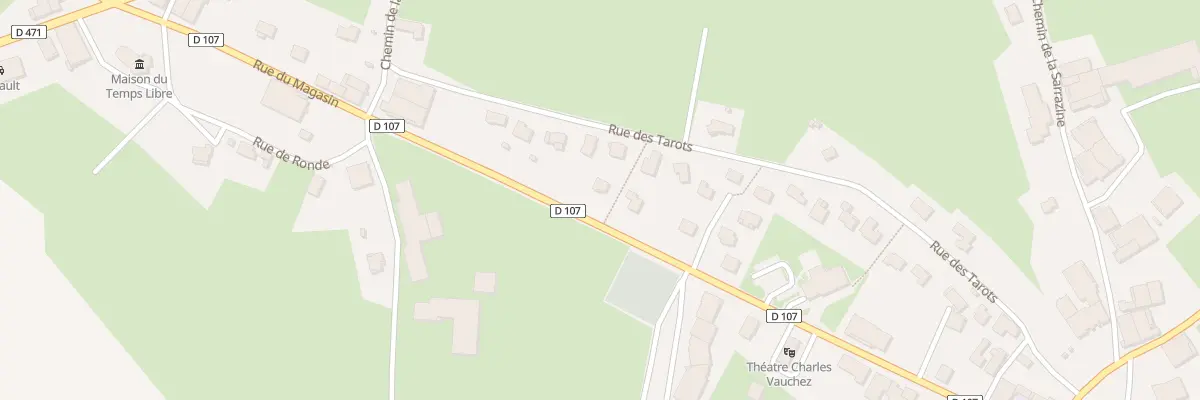 Plan du 10T Rue du Magasin à Censeau