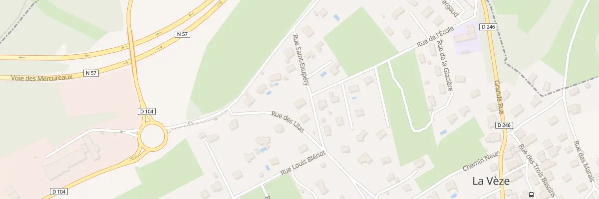 Plan du 3 Rue Saint-exupery à La Vèze