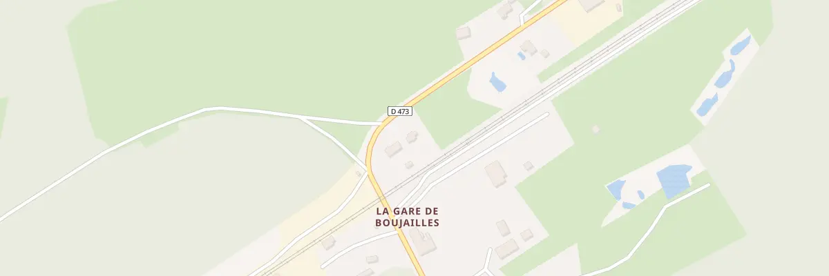 Plan du 8 Boujailles Gare à Boujailles