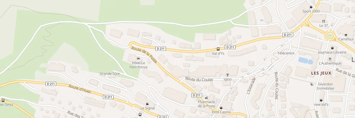 Plan du 140 Rte du Signal à Huez