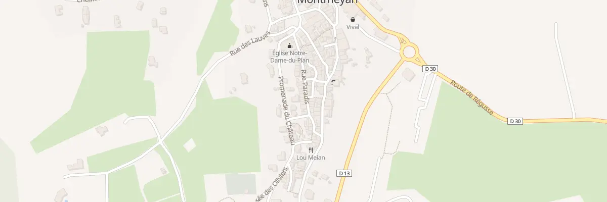 Plan du 17 Rue Paradis à Montmeyan