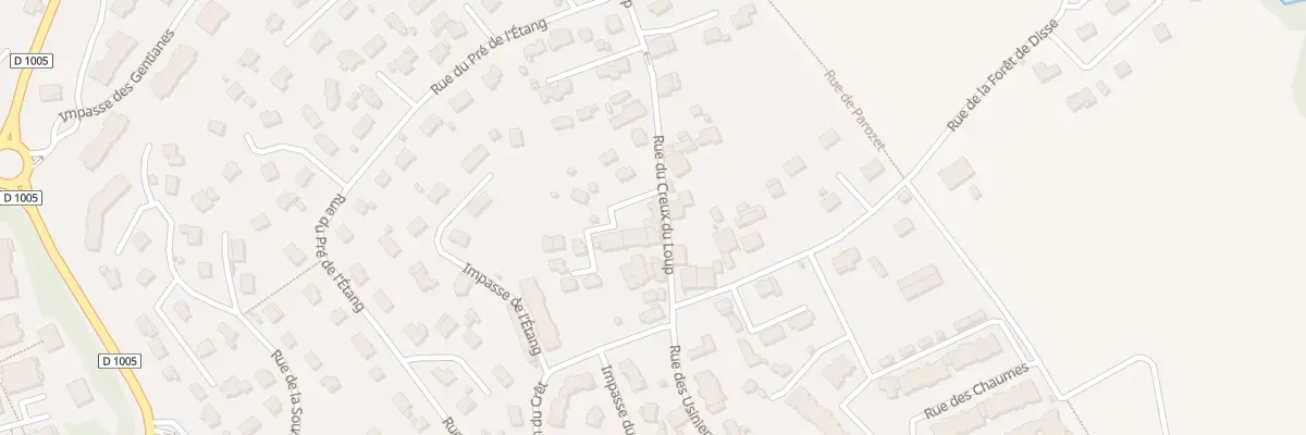 Plan du 71 Rue du Creux du Loup à Gex