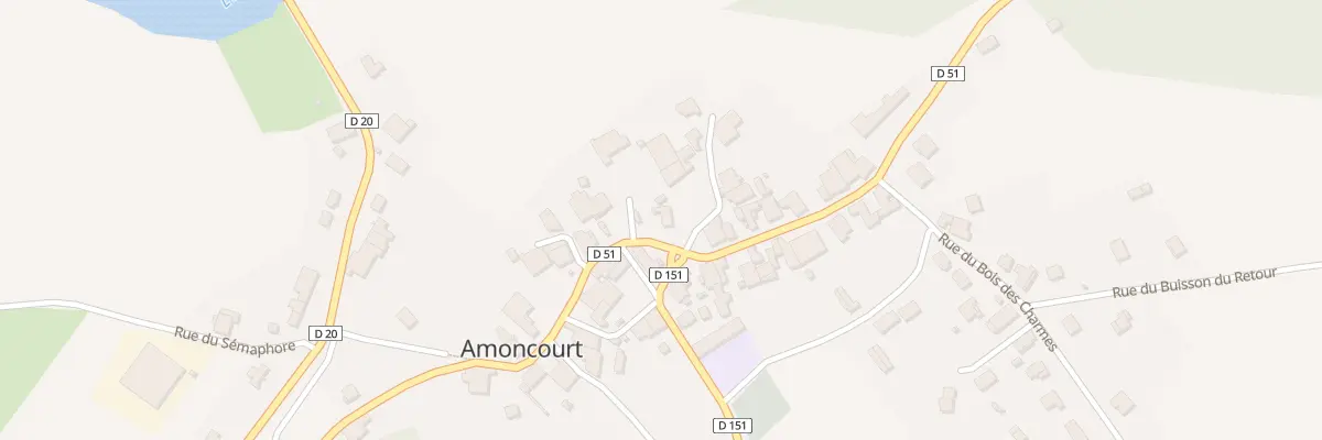 Plan du 14 Rue des Vignes sous Roches à Amoncourt