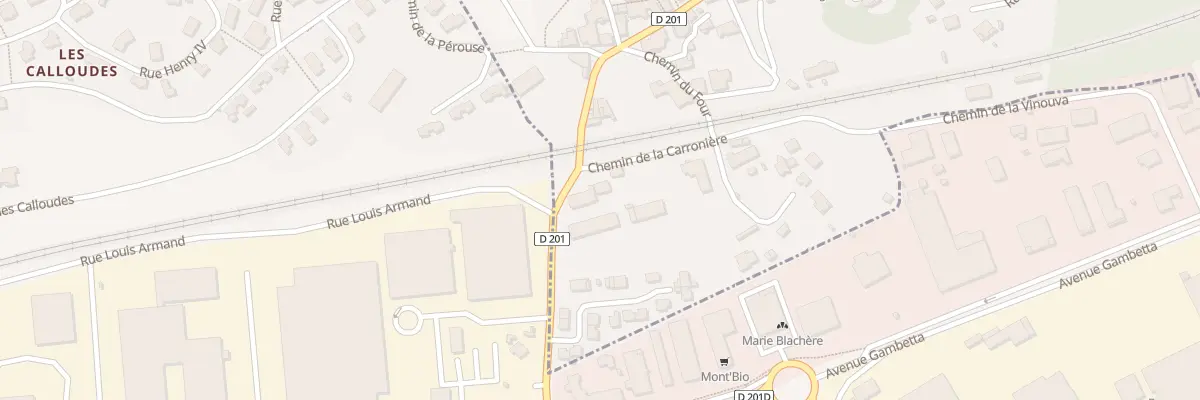 Plan du 154 Grande rue à Arbin
