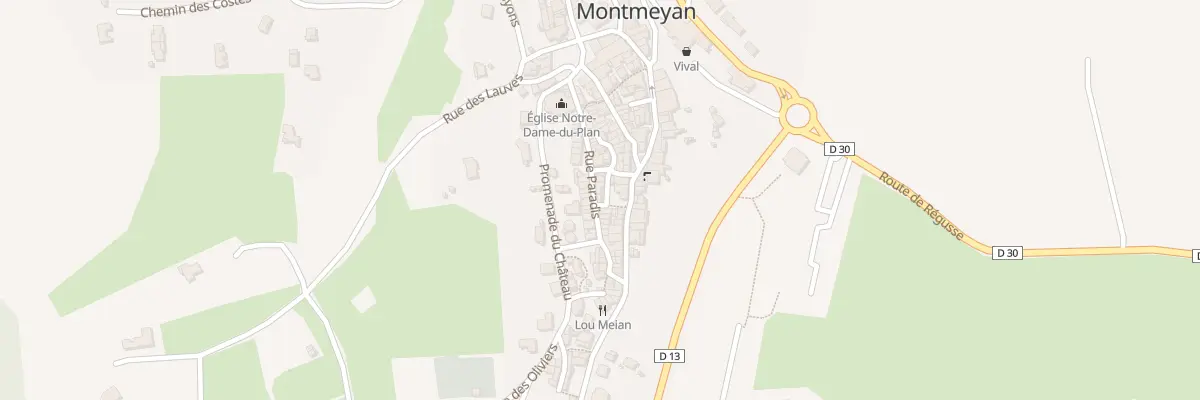 Plan du 5165 Rue Paradis à Montmeyan