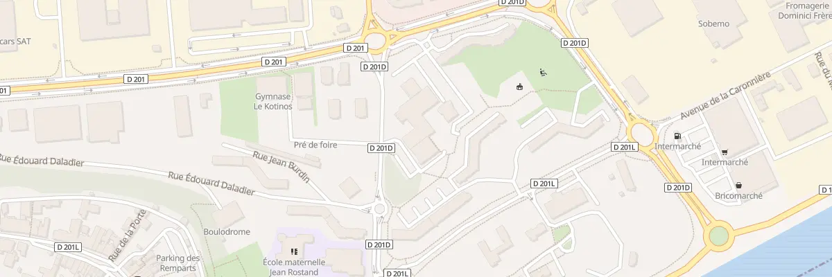 Plan du 5538 Rue Jean Moulin à Montmélian