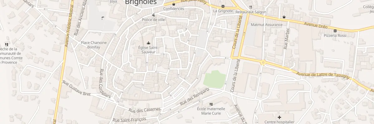 Plan du 15 Rue de la Trinite à Brignoles