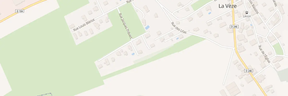 Plan du 7 Che des Quatre Vents à La Vèze