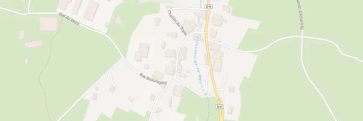 Plan du 7 Rue Beauregard à Fertans