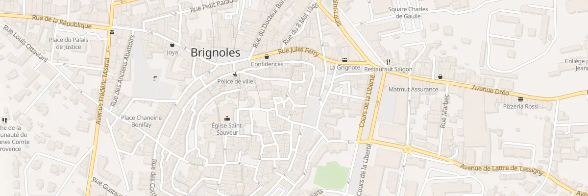 Plan du 1B Rue Saint Pierre à Brignoles