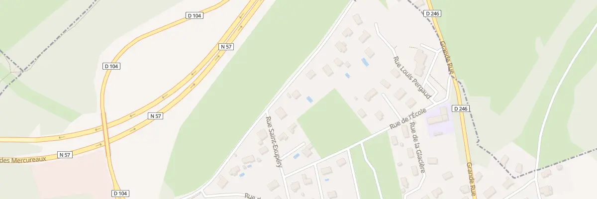 Plan du 9 Rue Charles de Gaulle à La Vèze
