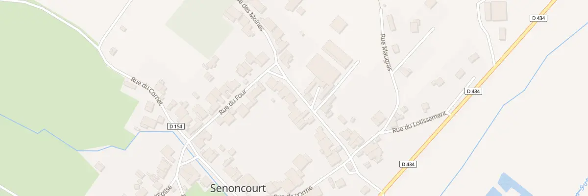 Plan du 6 Grande Rue à Senoncourt
