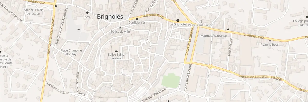 Plan du 31 Rue des Templiers à Brignoles