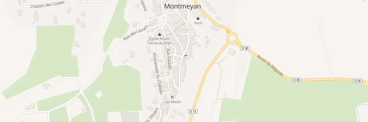 Plan du 6065 Grand’Rue à Montmeyan