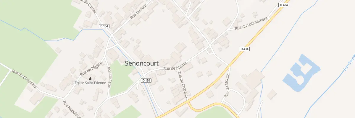 Plan du 7 Rue de l’Orme à Senoncourt