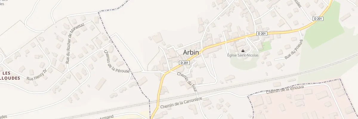 Plan du 31 Che Neuf à Arbin