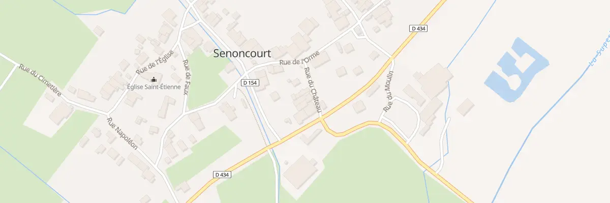 Plan du 4 Rue du Chateau à Senoncourt