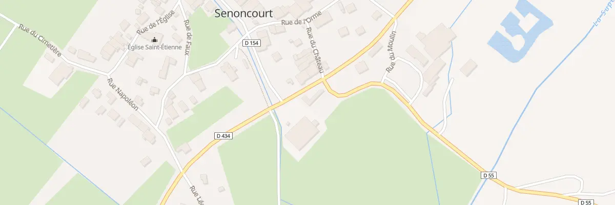 Plan du 2 Rte de Polaincourt à Senoncourt
