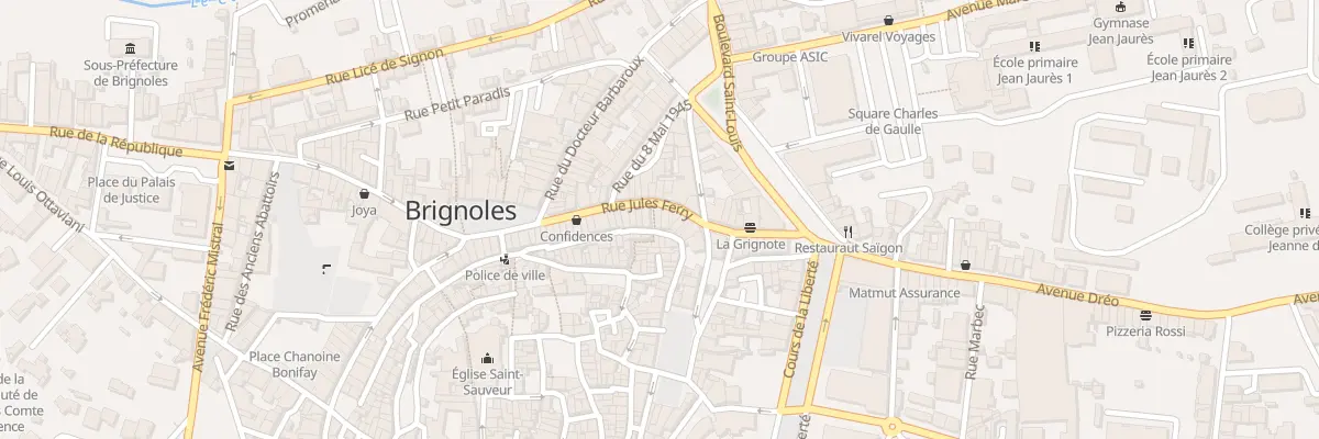 Plan du 37 Rue Tourmalaute à Brignoles