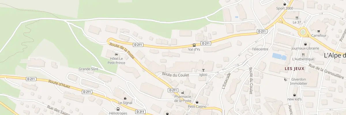 Plan du 5519 Res Les Terrasses de l’Alpe I à Huez