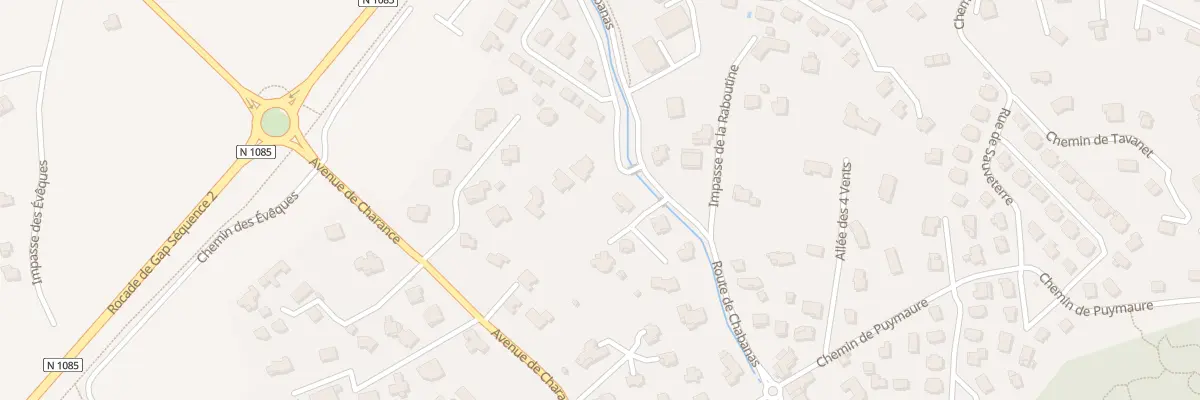 Plan du 49 Rte de Chabanas à Gap
