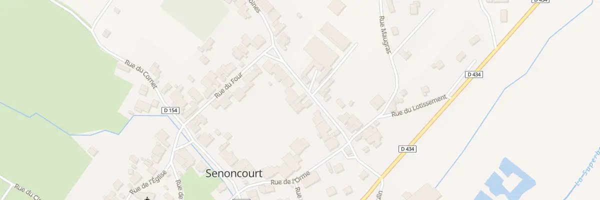 Plan du 10 Grande Rue à Senoncourt