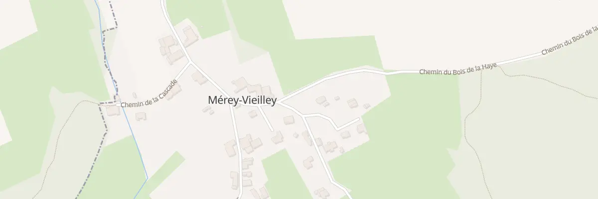 Plan du 1 Che du Bois de la Haye à Mérey-Vieilley