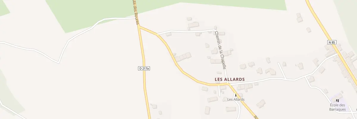 Plan du 28 Rte des Allards à La Fare-en-Champsaur