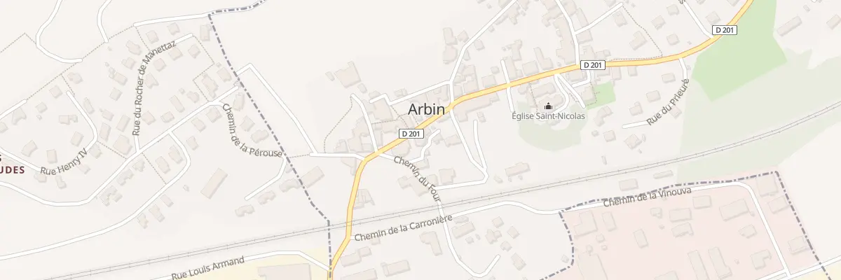 Plan du 336 Gr Grande Rue à Arbin