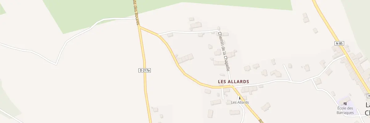Plan du 30 Rte des Allards à La Fare-en-Champsaur
